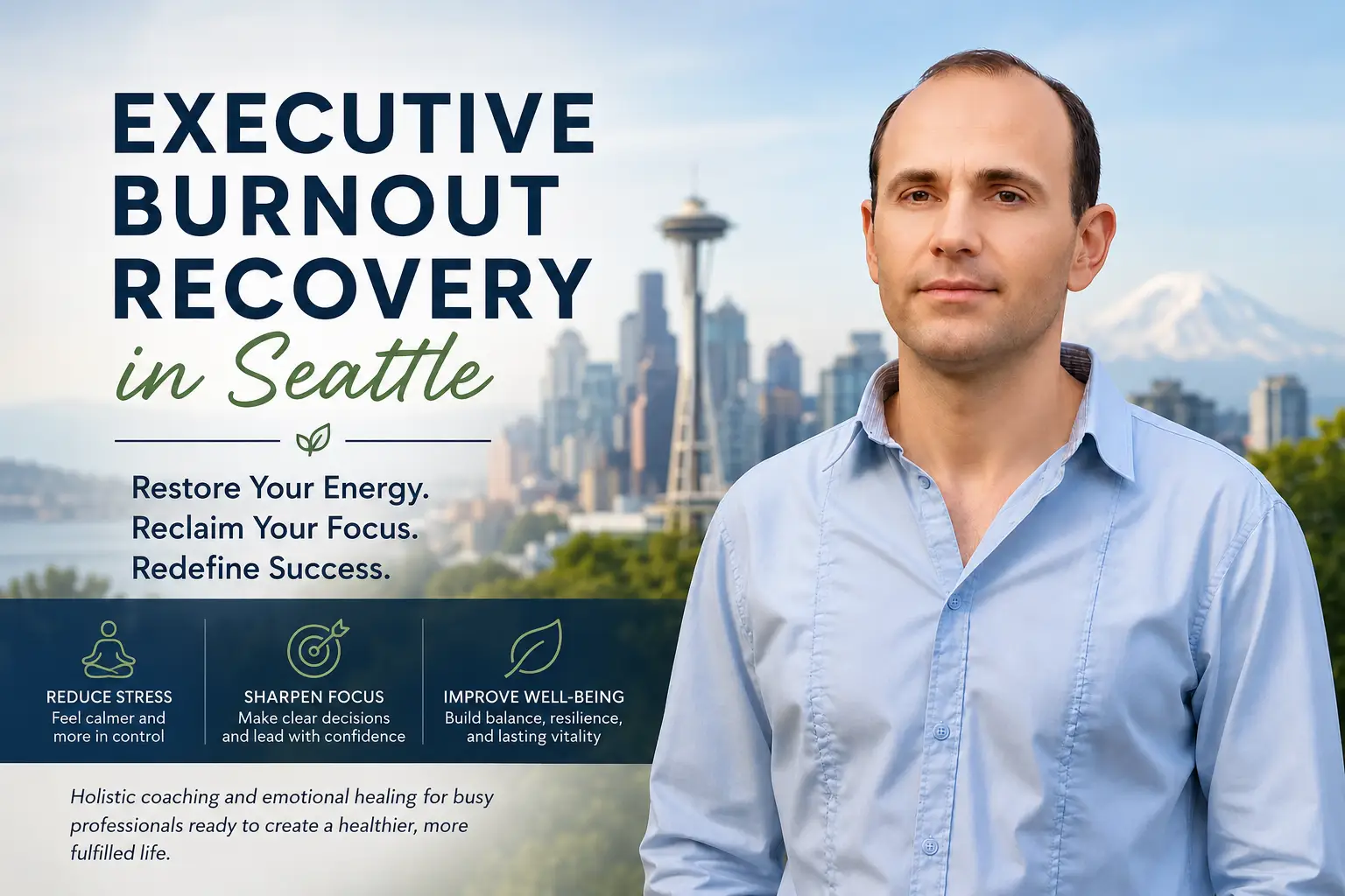 Executive Burnout Recovery in Seattle: A Practical Guide to Restoring Your Energy, Focus, and Well-Being