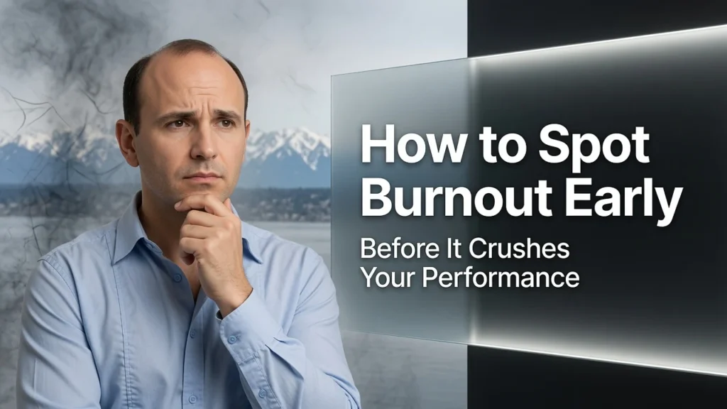 How to Spot Burnout Early